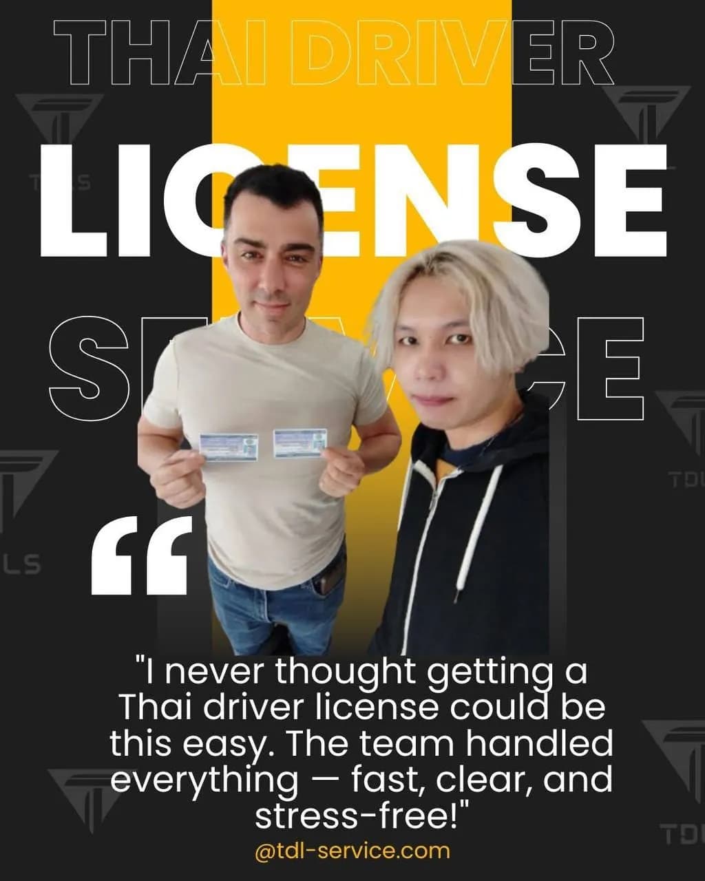 Client review: I never thought getting a Thai driver license could be this easy