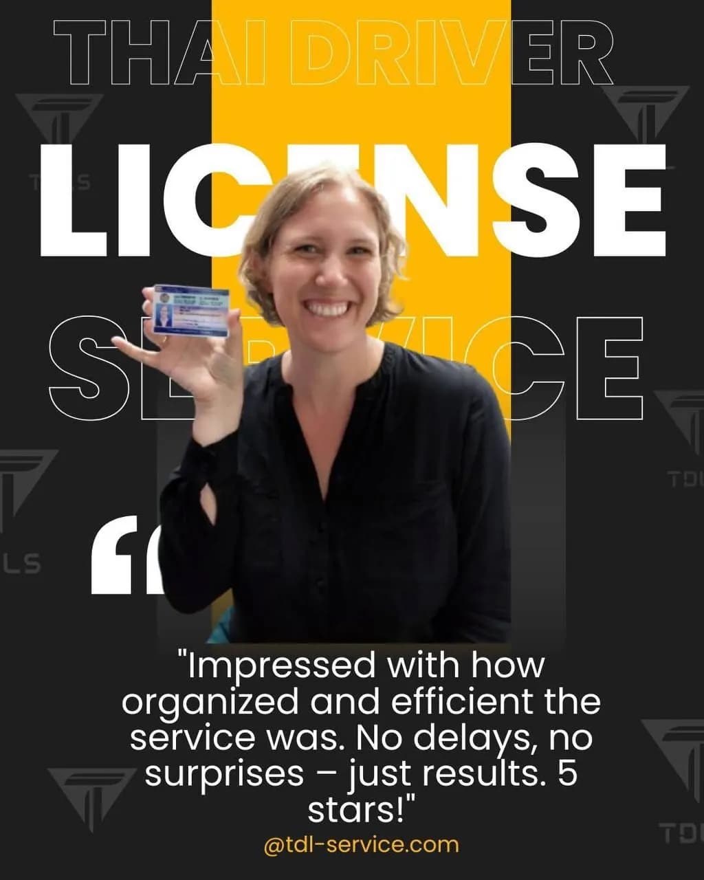 Client review: Impressed with how organized and efficient the service was. 5 stars!