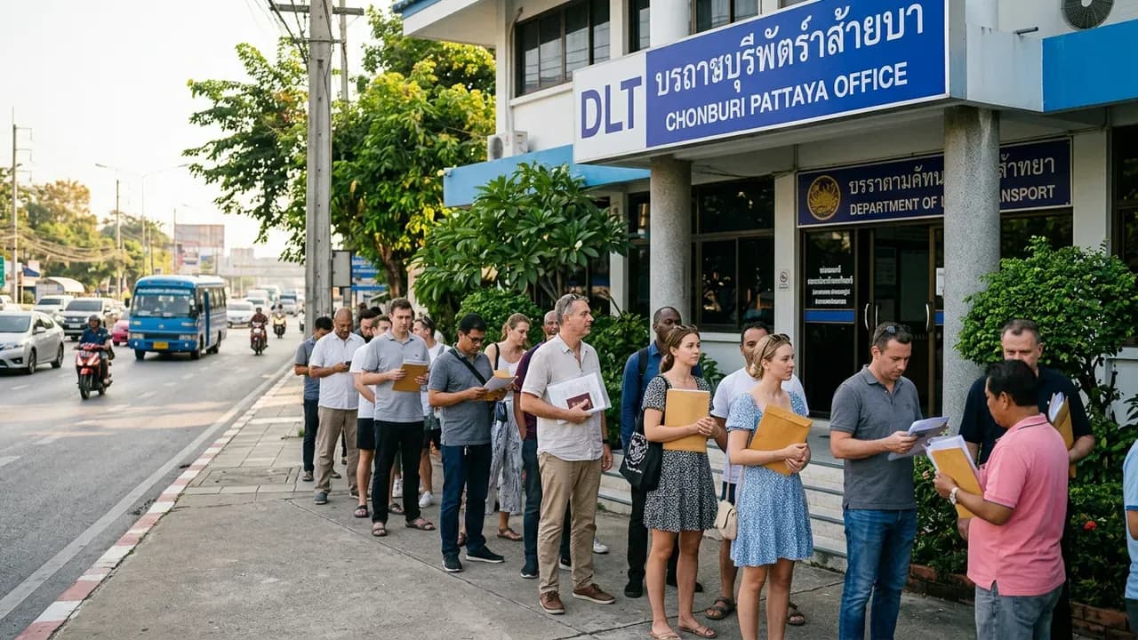 Converting a Foreign Driving License in Pattaya