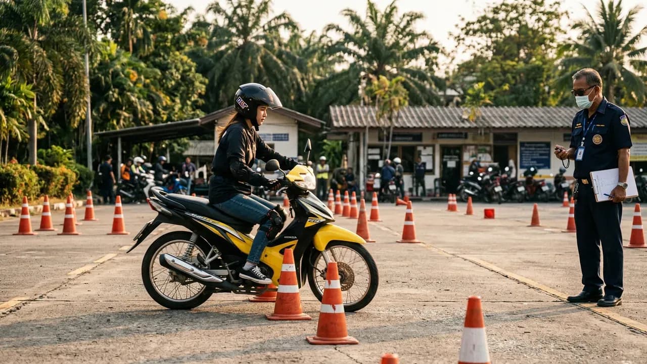 Motorcycle & Scooter License in Pattaya